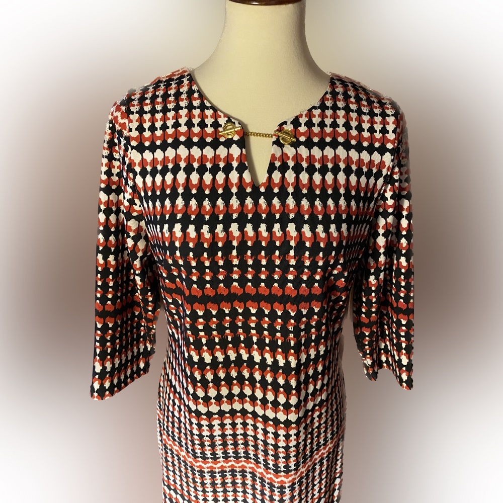 Multi-color shift dress